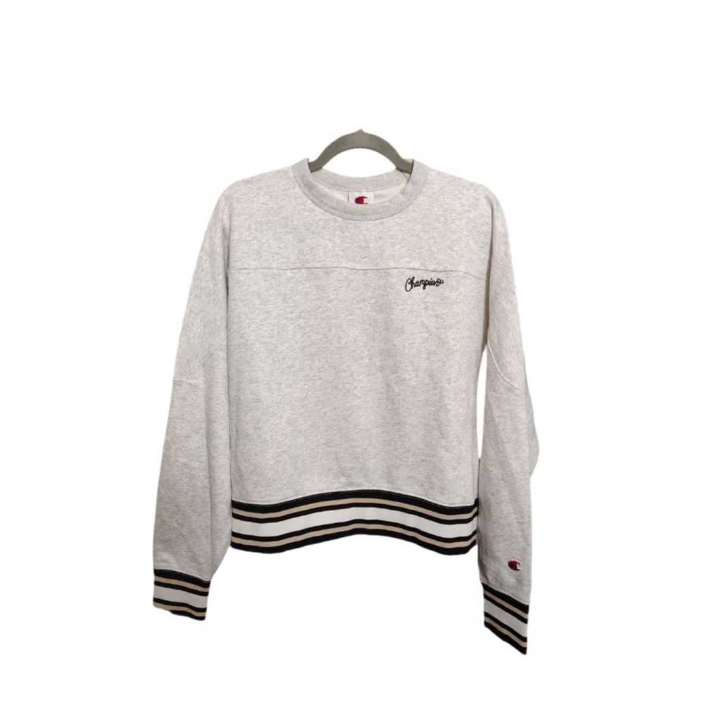 Champion Women's Cropped Crew Sweatshirt XL - Picture 2 of 12